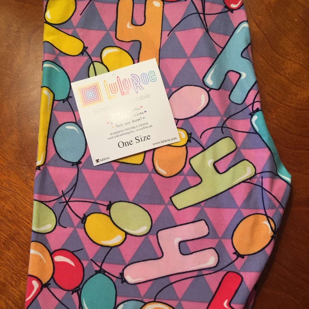LuLaRoe 4th birthday leggings